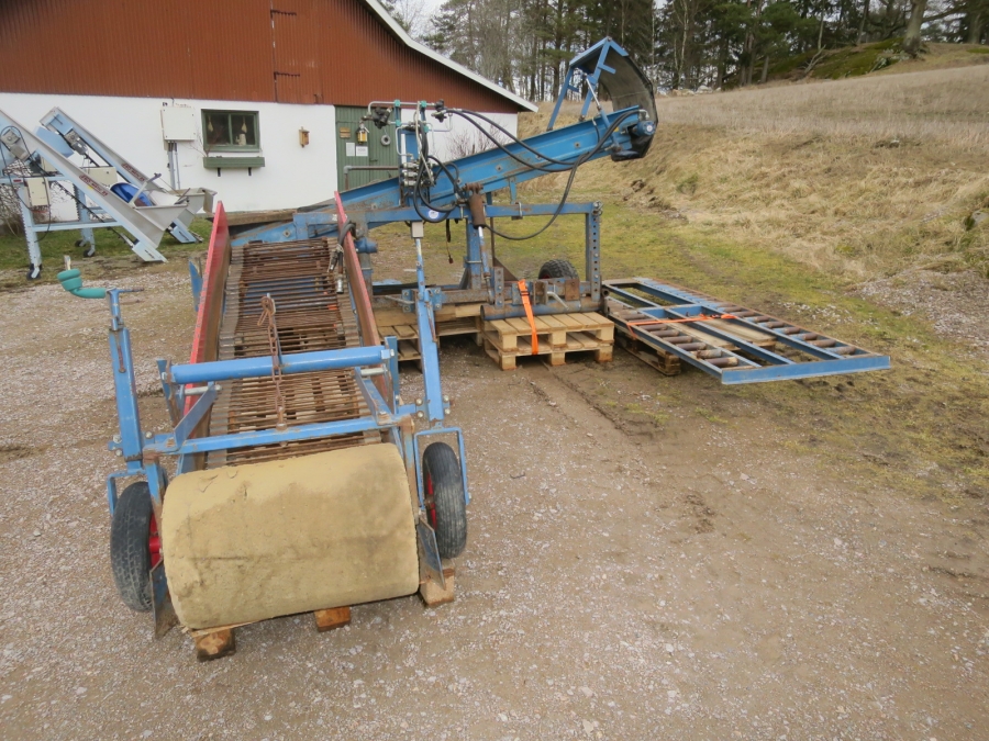 5004 Asa-Lift combi mini carrot harvester with box table