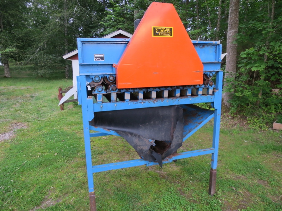 5117 EMVE drier table 10 roller 1m wide