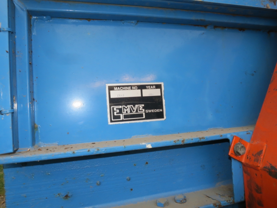 5117 EMVE drier table 10 roller 1m wide