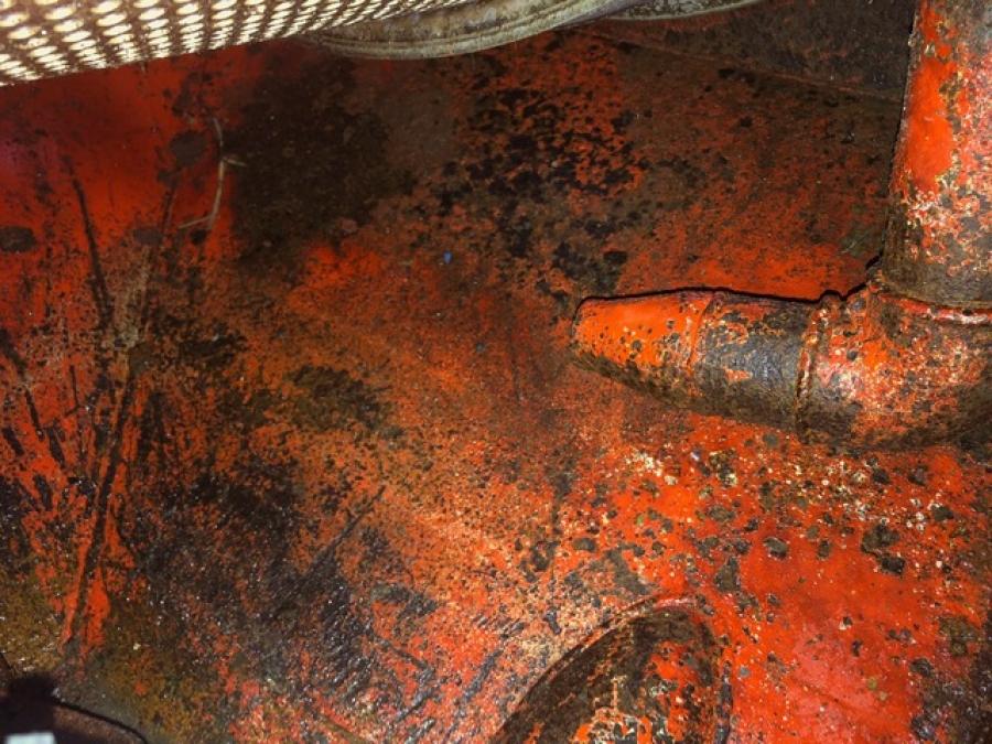 5123 EKKO potato washer with stainless steel drum