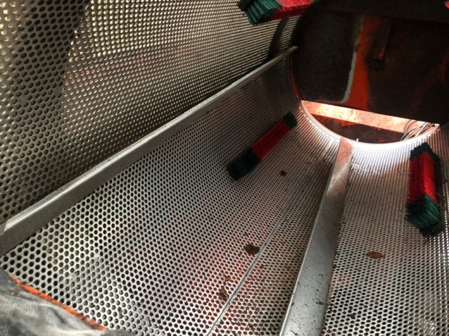 5123 EKKO potato washer with stainless steel drum