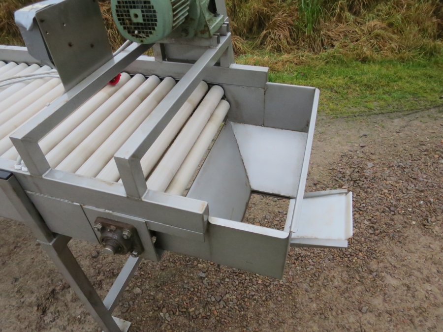 5124 EMVE Roller table 1800x550 mm Stainless steel