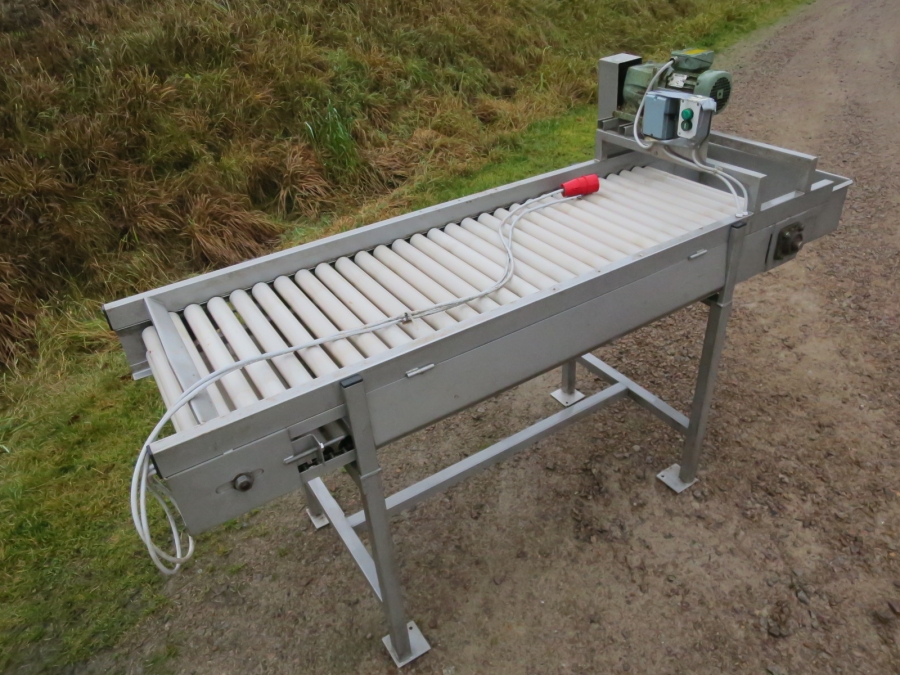 5124 EMVE Roller table 1800x550 mm Stainless steel