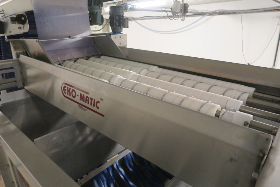 5158 PPM carborundum peeler 3 m / complete peeling line