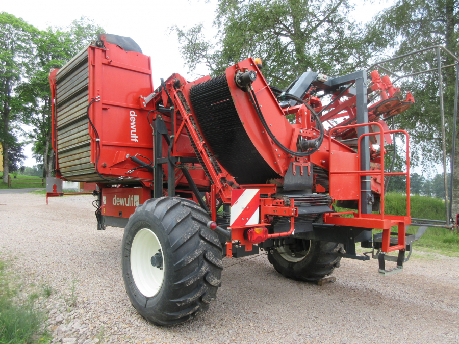 5287 Dewulf GBC carrot harvester with bunker