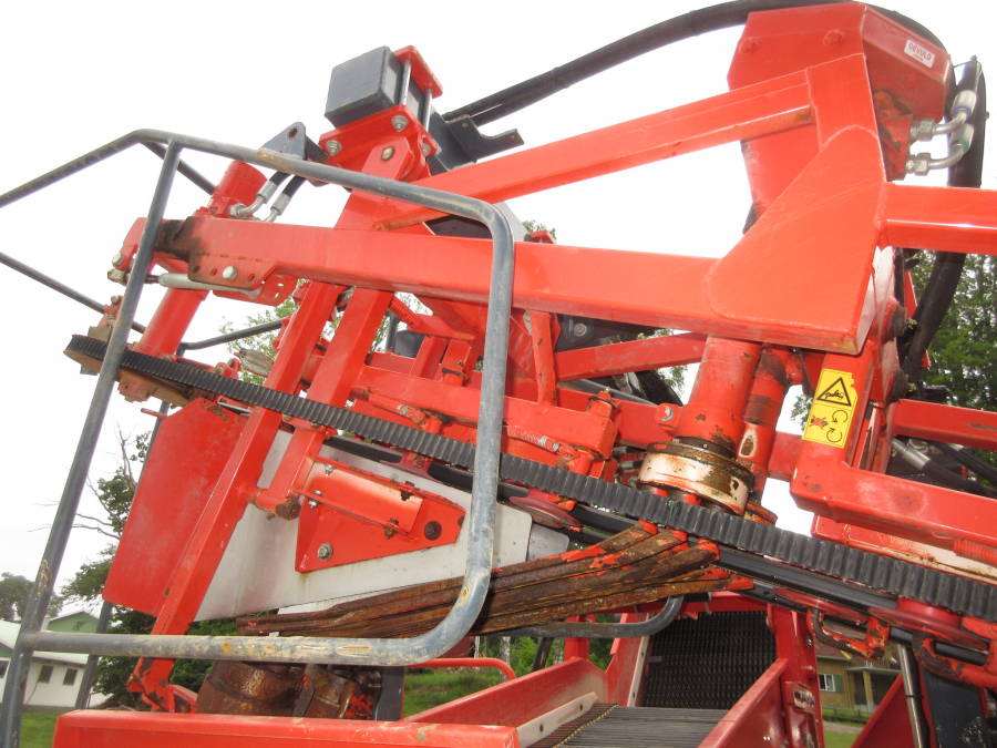 5287 Dewulf GBC carrot harvester with bunker