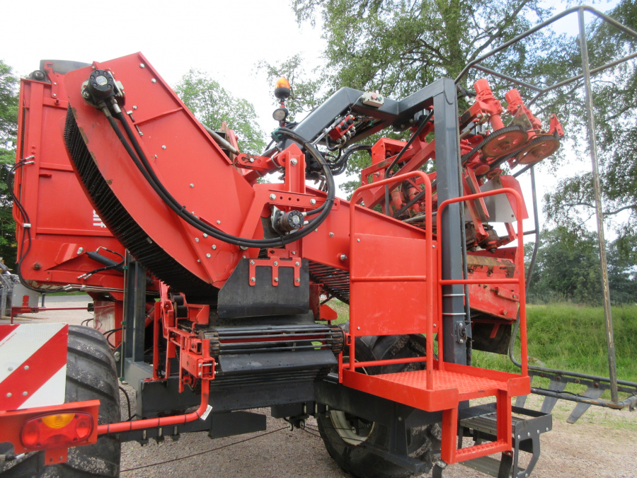 5287 Dewulf GBC carrot harvester with bunker