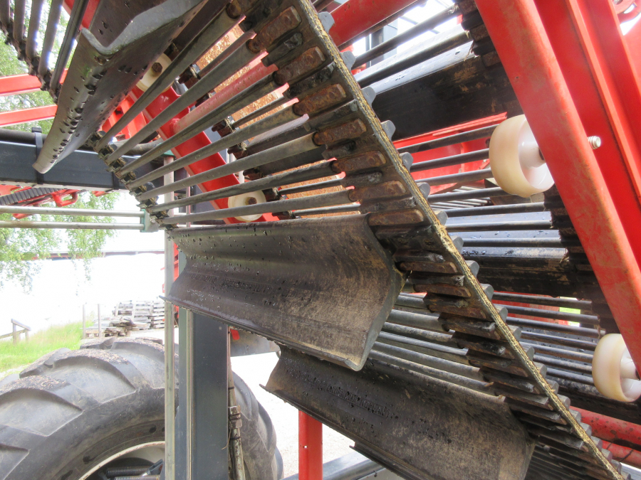 5287 Dewulf GBC carrot harvester with bunker