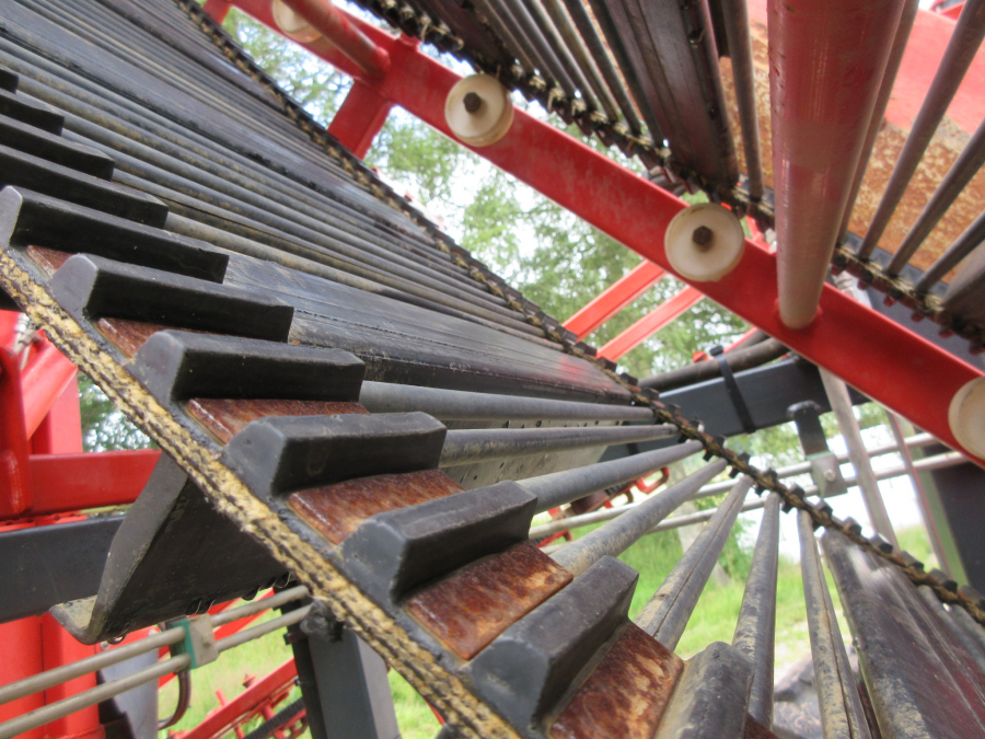 5287 Dewulf GBC carrot harvester with bunker