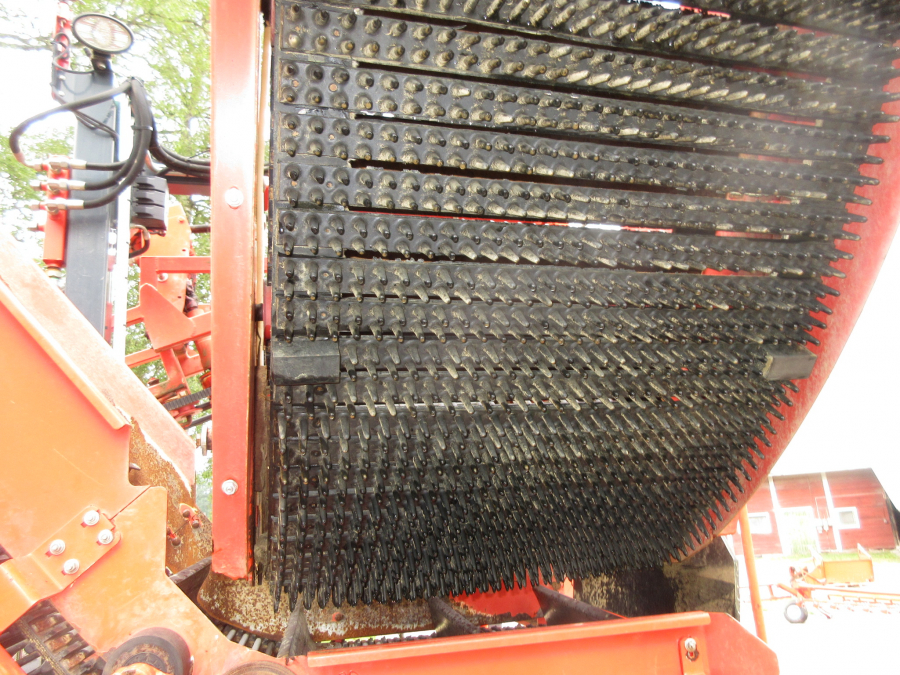 5287 Dewulf GBC carrot harvester with bunker