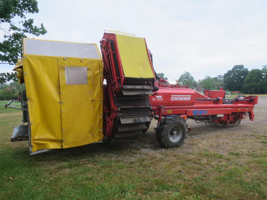 5314 Grimme DL1500 potato harvester 2 row