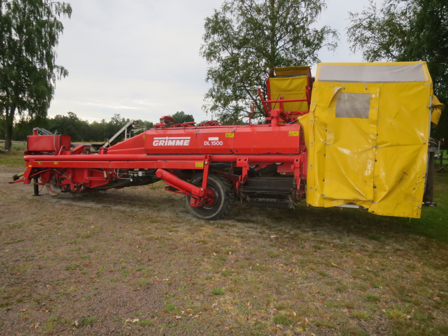 5314 Grimme DL1500 potato harvester 2 row