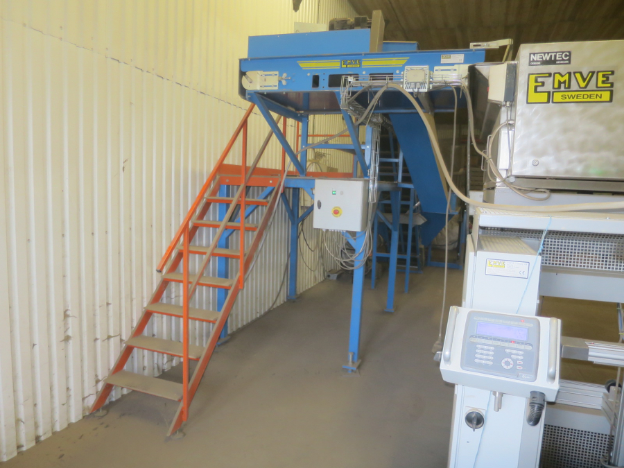 5324 EMVE BE6000 paper bagger with Newtec 2009XBG weigher