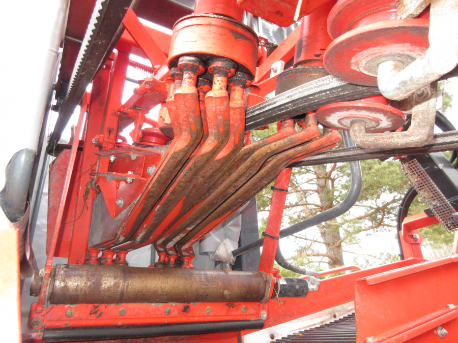 5338 Dewulf GBC carrot harvester with bunker