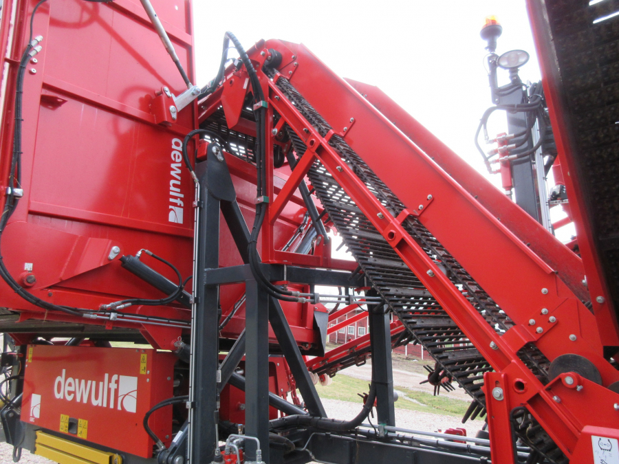 5338 Dewulf GBC carrot harvester with bunker
