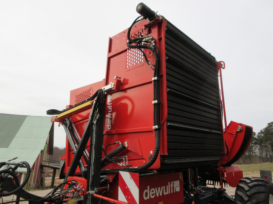 5338 Dewulf GBC carrot harvester with bunker