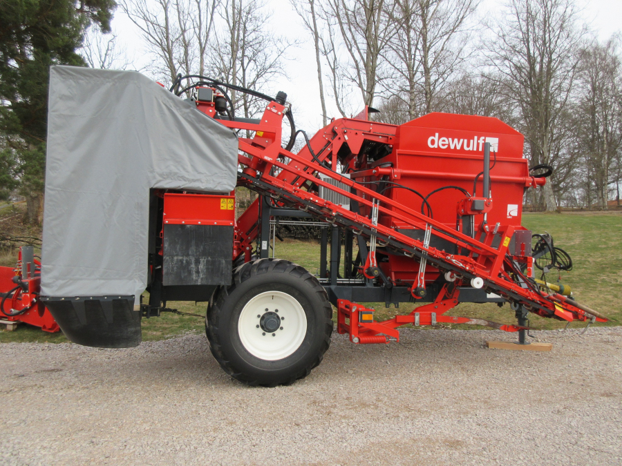 5338 Dewulf GBC carrot harvester with bunker