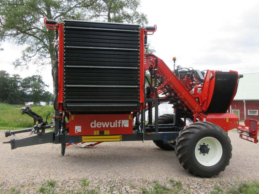 5481 Dewulf GBC carrot harvester with bunker