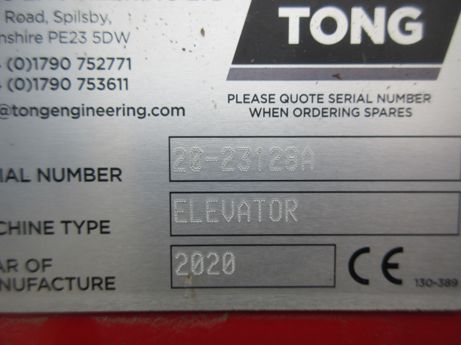 5497 Tong elevator 2300x750 mm. +700 mm gooseneck