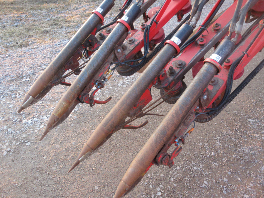 5528 Dewulf GKII carrot harvester 2 row with elevator