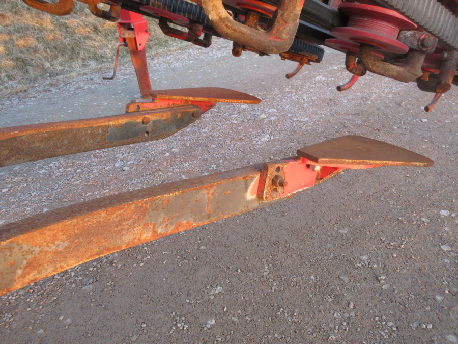 5528 Dewulf GKII carrot harvester 2 row with elevator