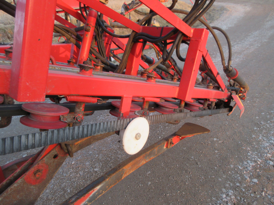 5528 Dewulf GKII carrot harvester 2 row with elevator