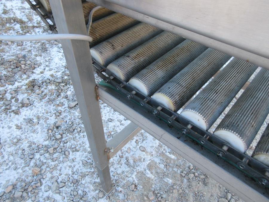 5599 Roller table inspection table 3200x500 mm