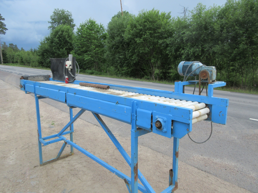 5621 EMVE roller inspection table 3400x500 mm