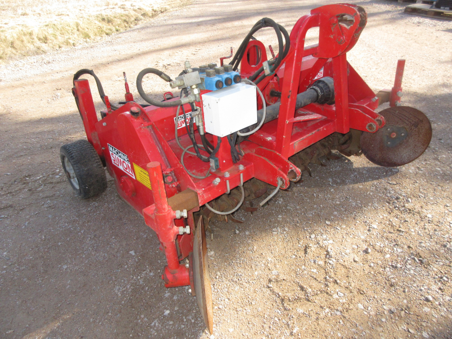 5633 Simon M165 bed cultivator 
