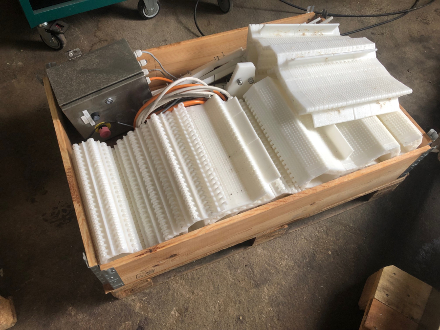 5764 Rotab Elevator stainless steel 1500+4920+1500 x 440 mm
