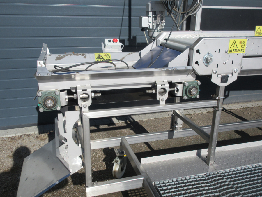 5795 EKKO roller inspection table STAINLESS STEEL