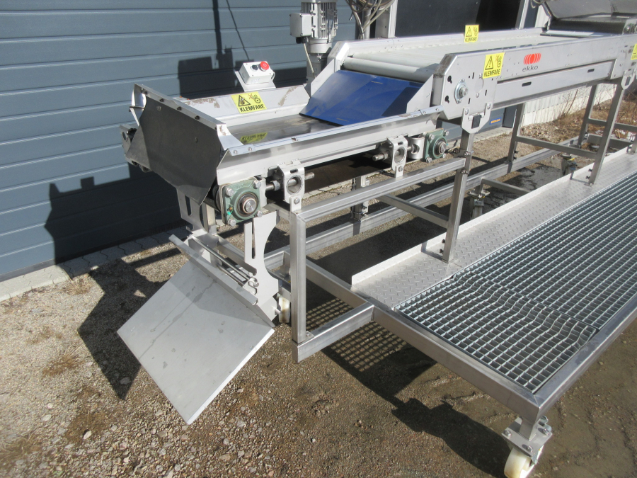 5795 EKKO roller inspection table STAINLESS STEEL