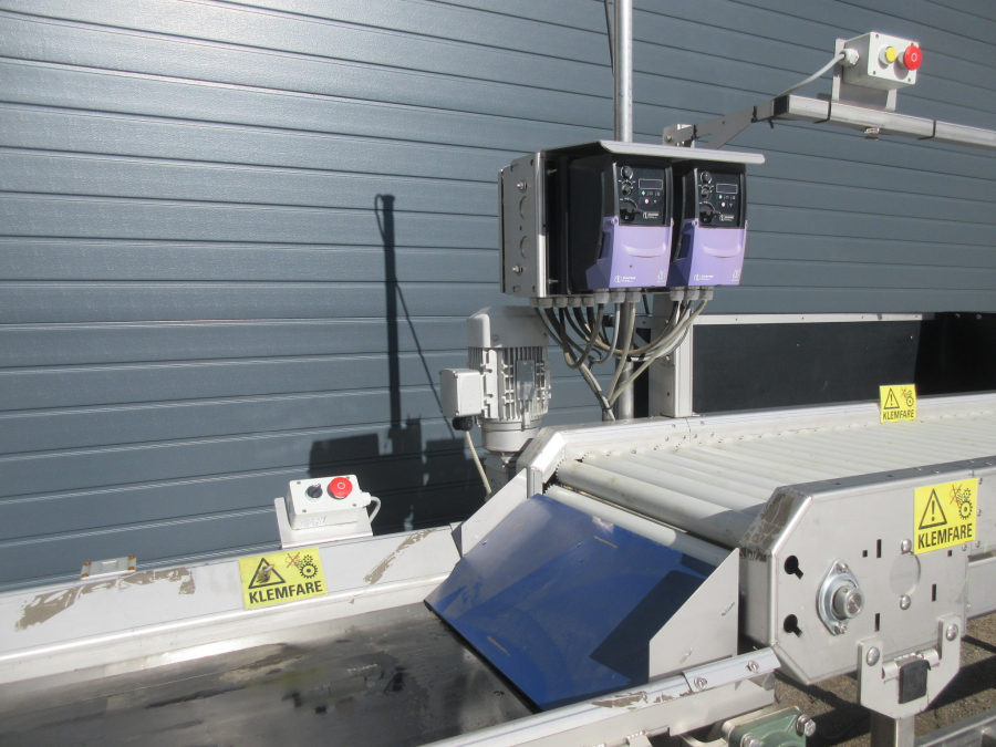 5795 EKKO roller inspection table STAINLESS STEEL