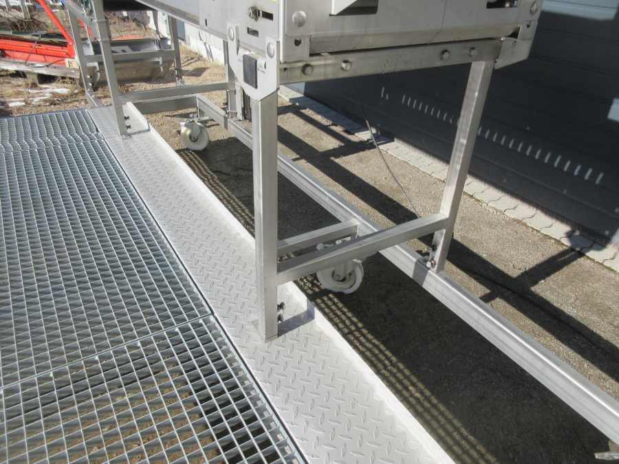 5795 EKKO roller inspection table STAINLESS STEEL