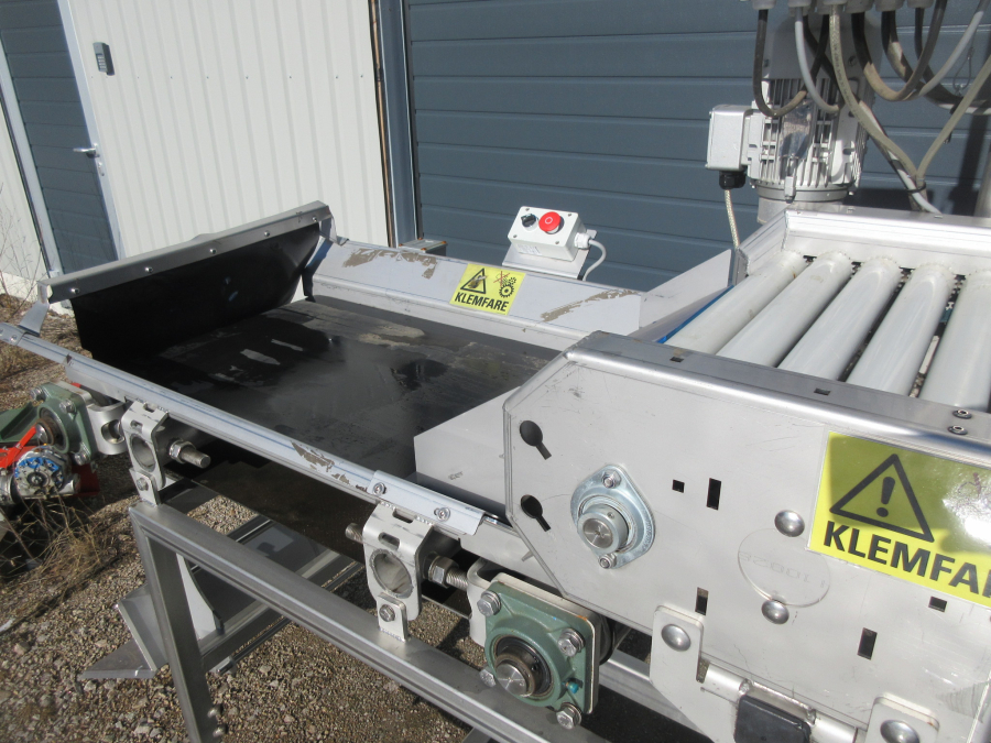 5795 EKKO roller inspection table STAINLESS STEEL