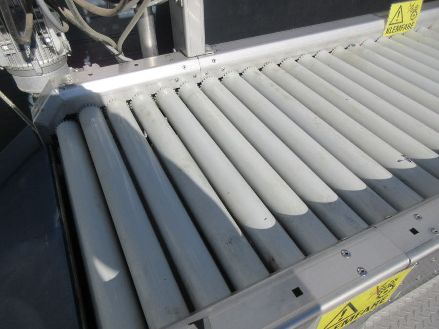 5795 EKKO roller inspection table STAINLESS STEEL