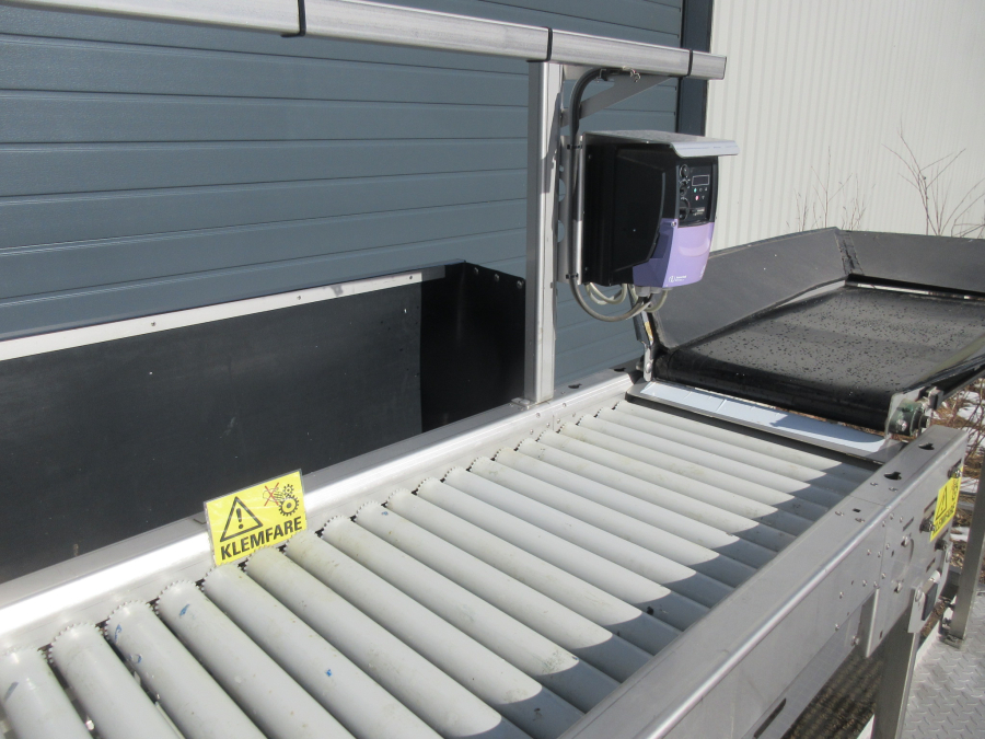 5795 EKKO roller inspection table STAINLESS STEEL
