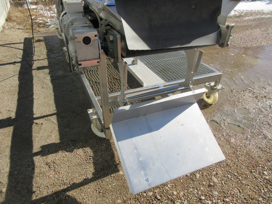 5795 EKKO roller inspection table STAINLESS STEEL