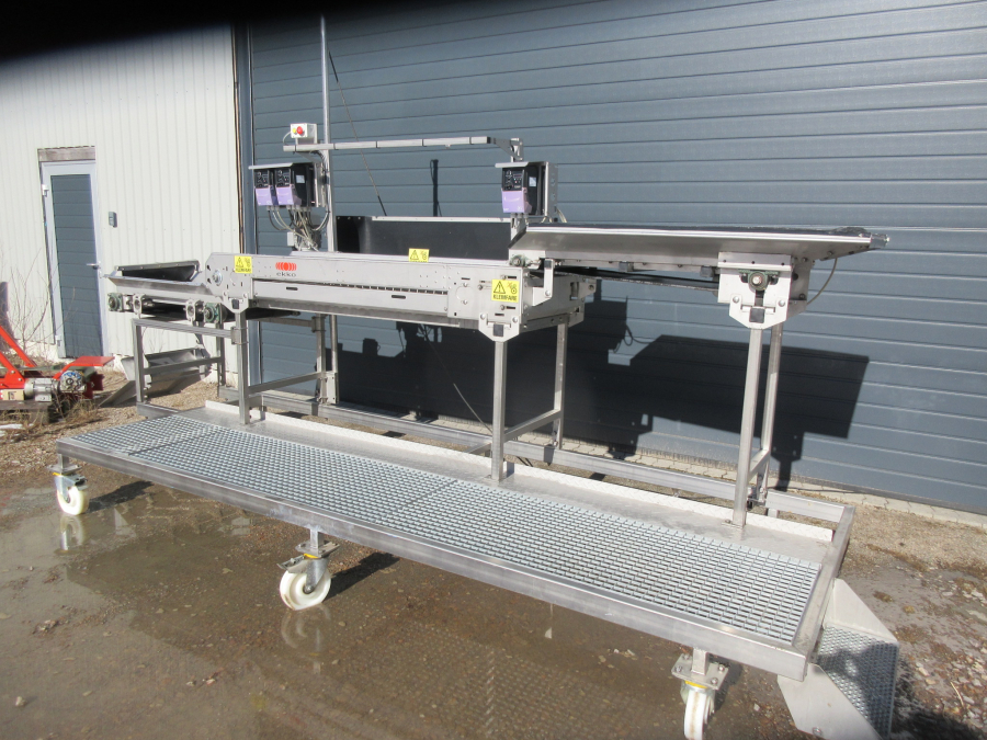 5795 EKKO roller inspection table STAINLESS STEEL