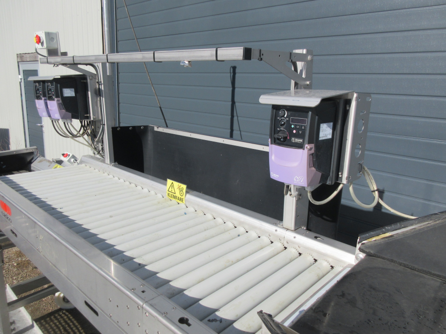 5795 EKKO roller inspection table STAINLESS STEEL