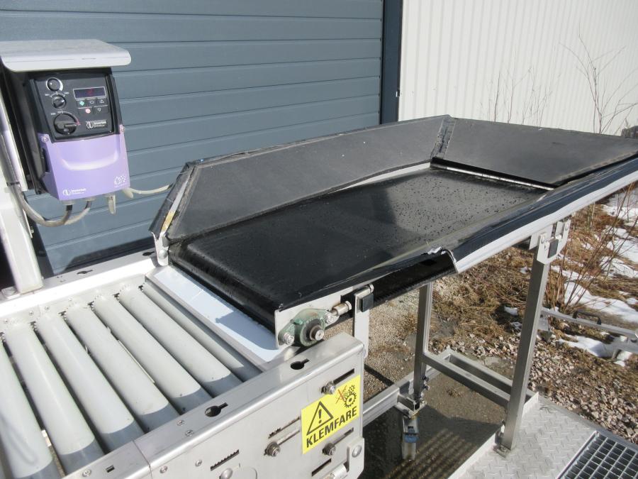 5795 EKKO roller inspection table STAINLESS STEEL