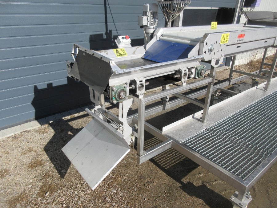 5795 EKKO roller inspection table STAINLESS STEEL