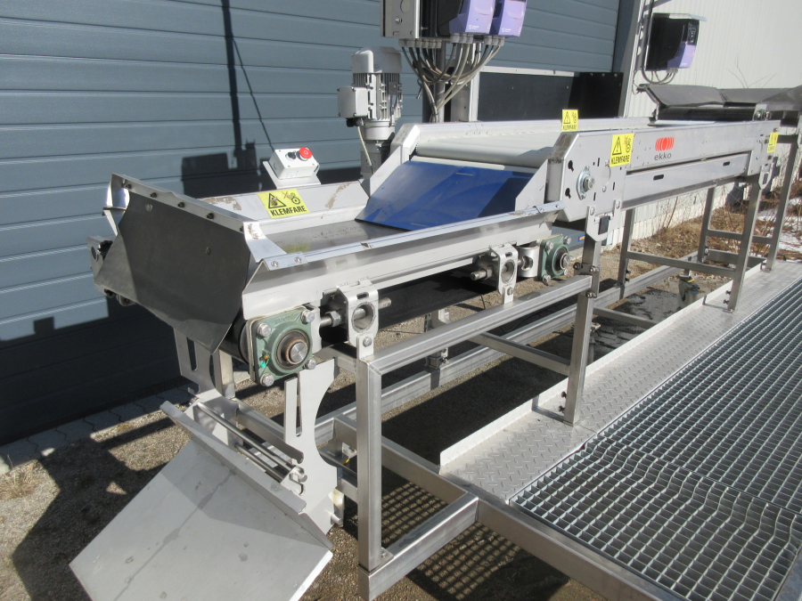 5795 EKKO roller inspection table STAINLESS STEEL