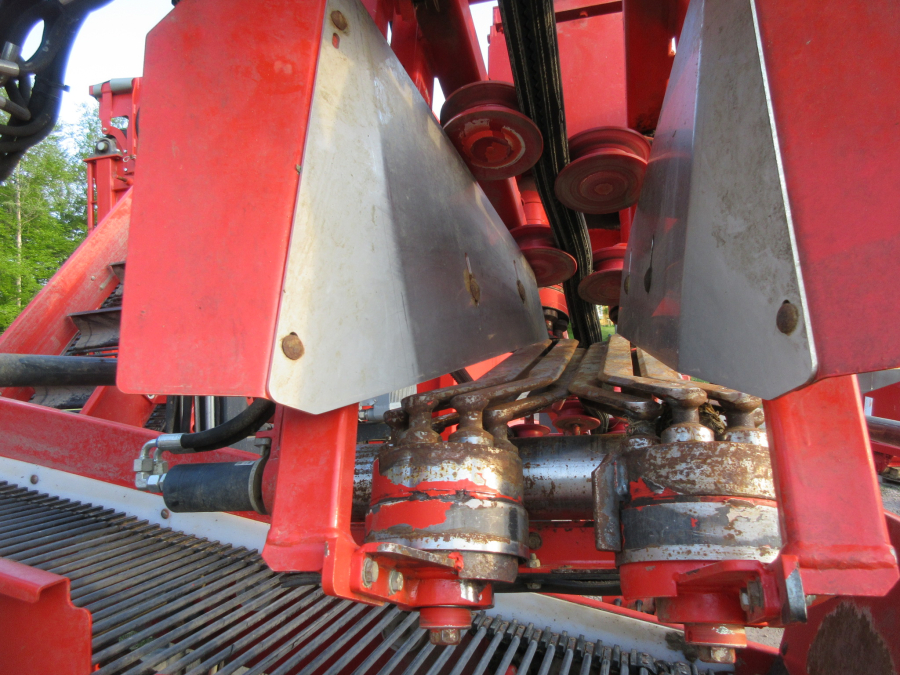 5813 Dewulf GBC carrot harvester 1 row with bunker