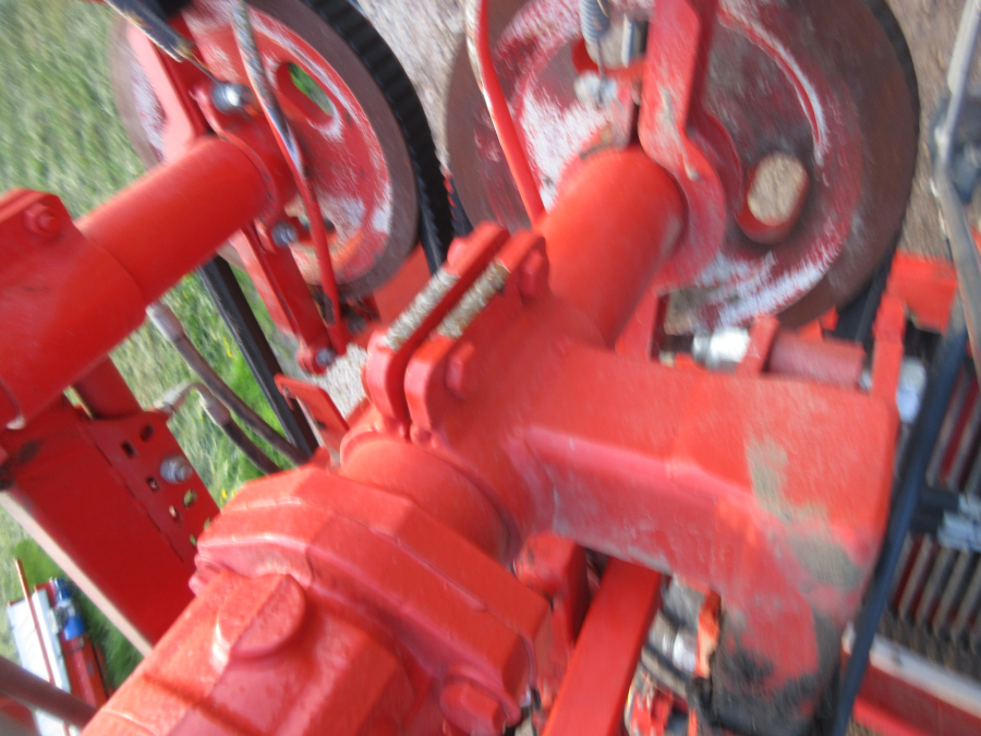 5813 Dewulf GBC carrot harvester 1 row with bunker