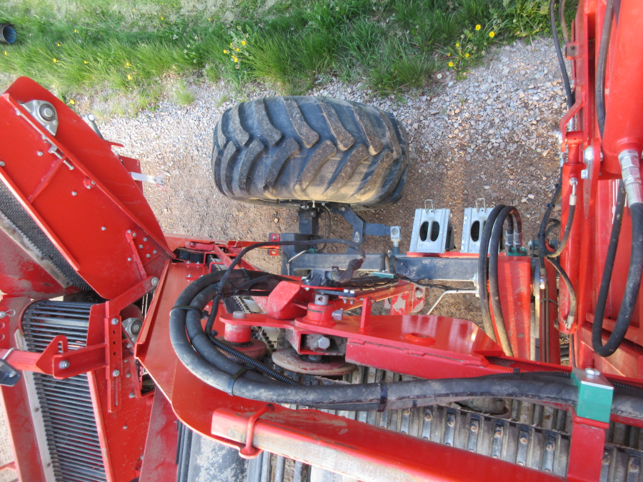 5813 Dewulf GBC carrot harvester 1 row with bunker