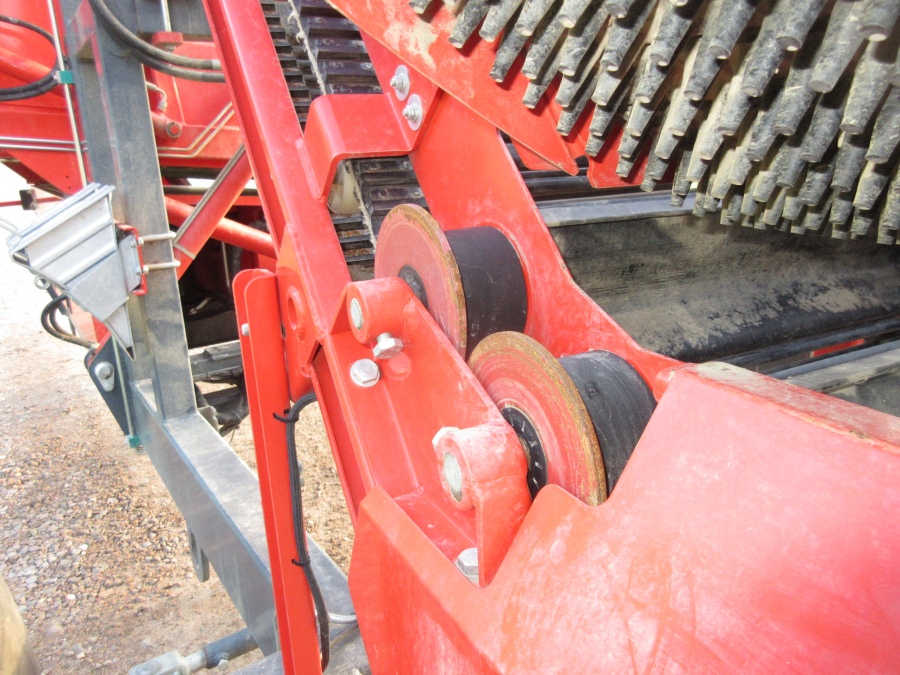 5813 Dewulf GBC carrot harvester 1 row with bunker