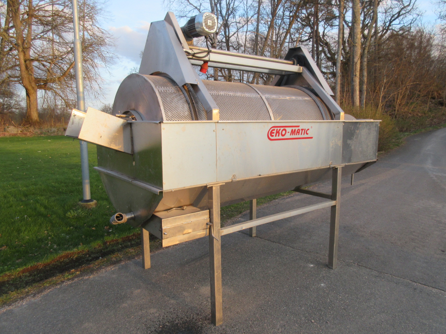 5959 Ekomatic potatistvätt rostfri nyskick