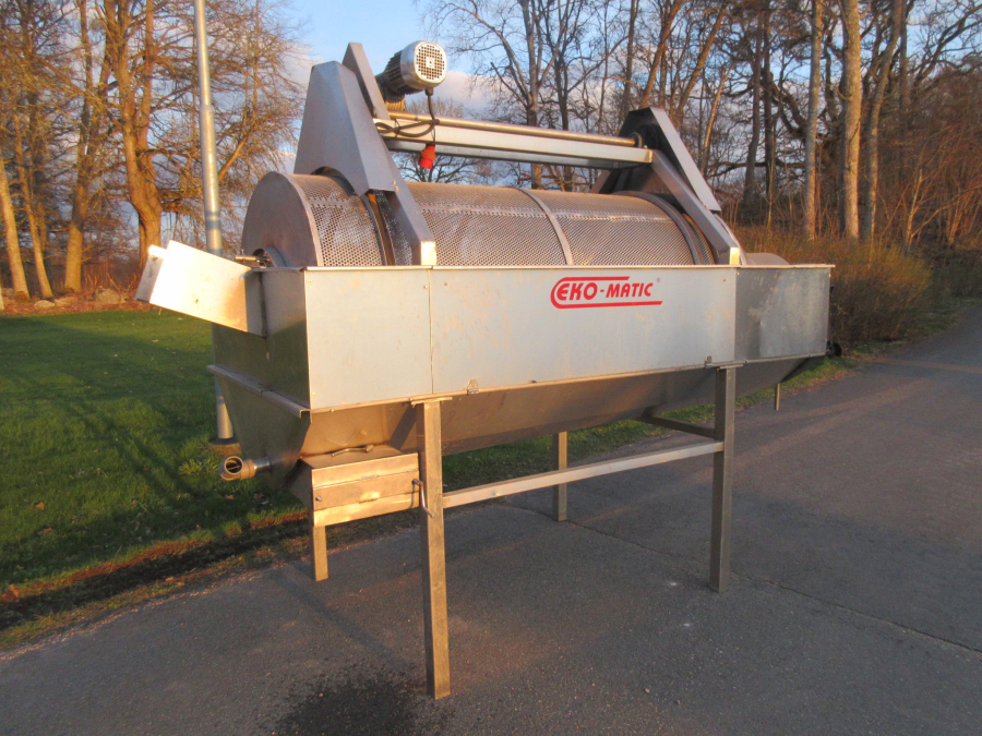 5959 Ekomatic potatistvätt rostfri nyskick