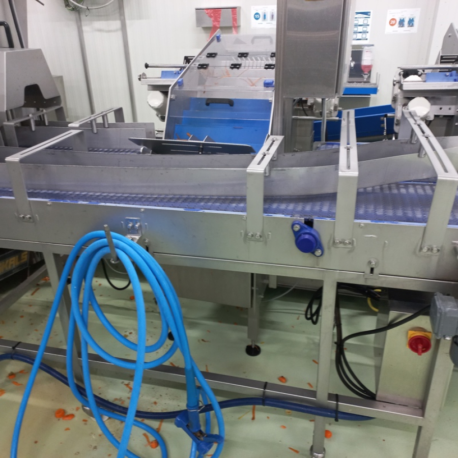 5966 Tenrit plus C16 carrot peeling line with top and tail